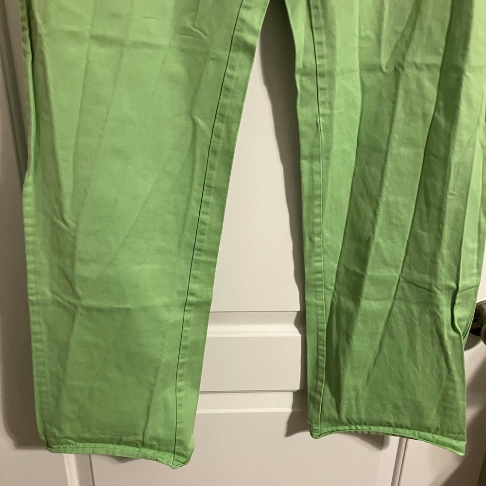 Vineyard Vines Men‎ Chino Breaker Pants 38xU in Green Slim Fit Cotton Flat Front - Picture 4 of 10